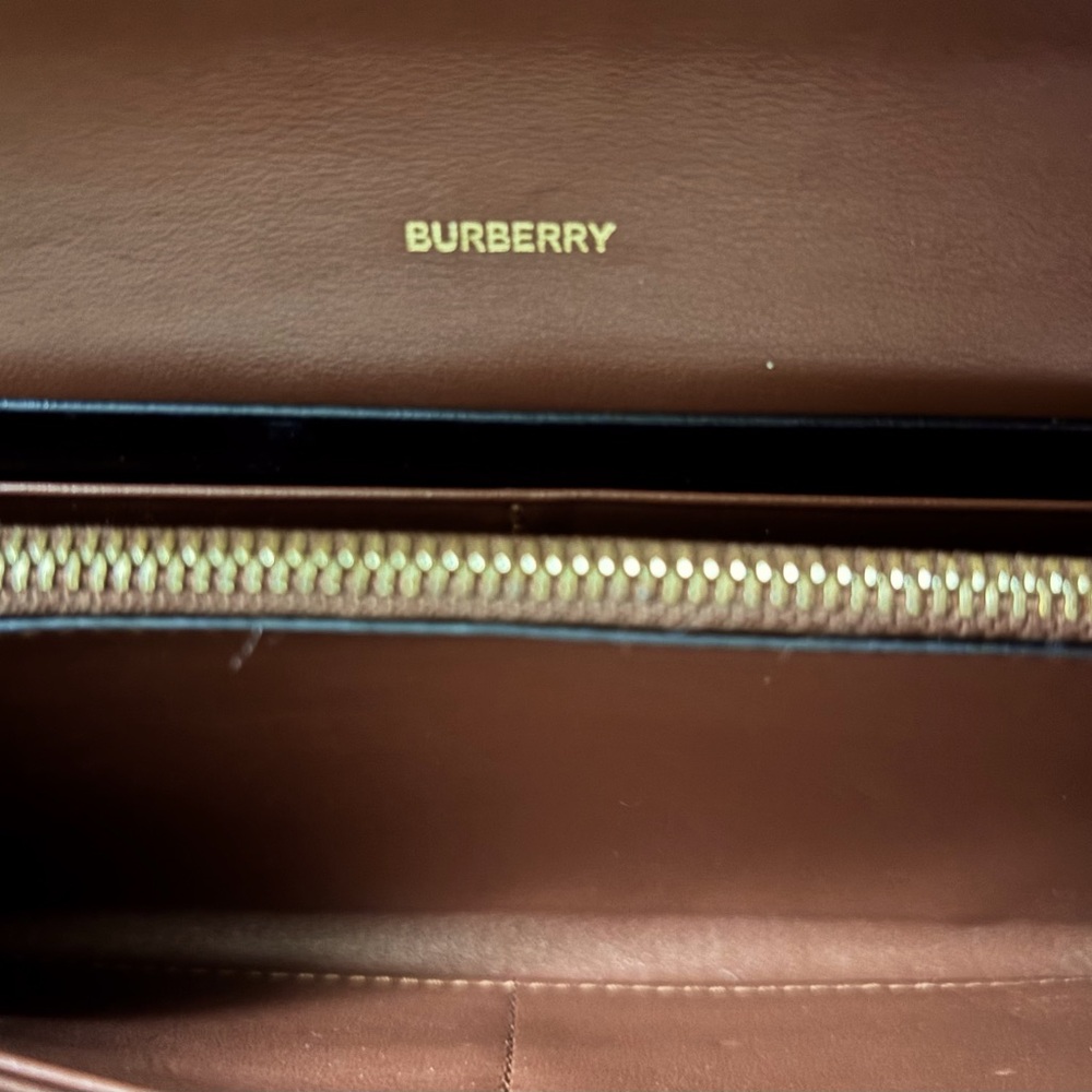 Burberry Authentic Monogram Stripe Brown Coated C… - image 7